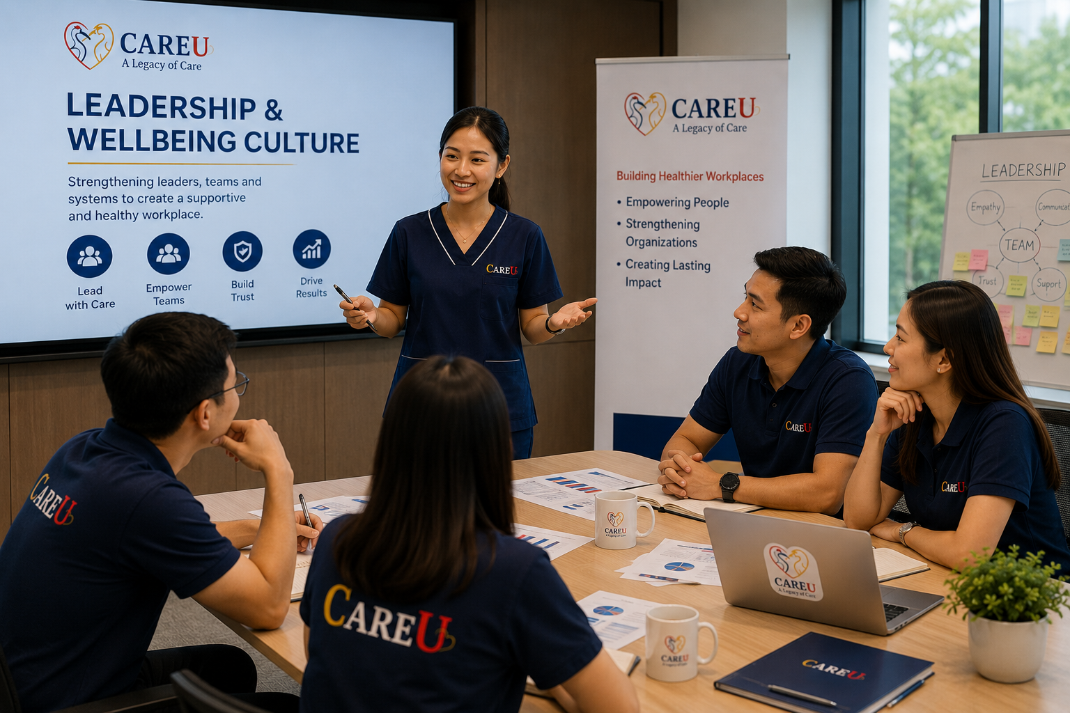 CAREU leadership wellbeing